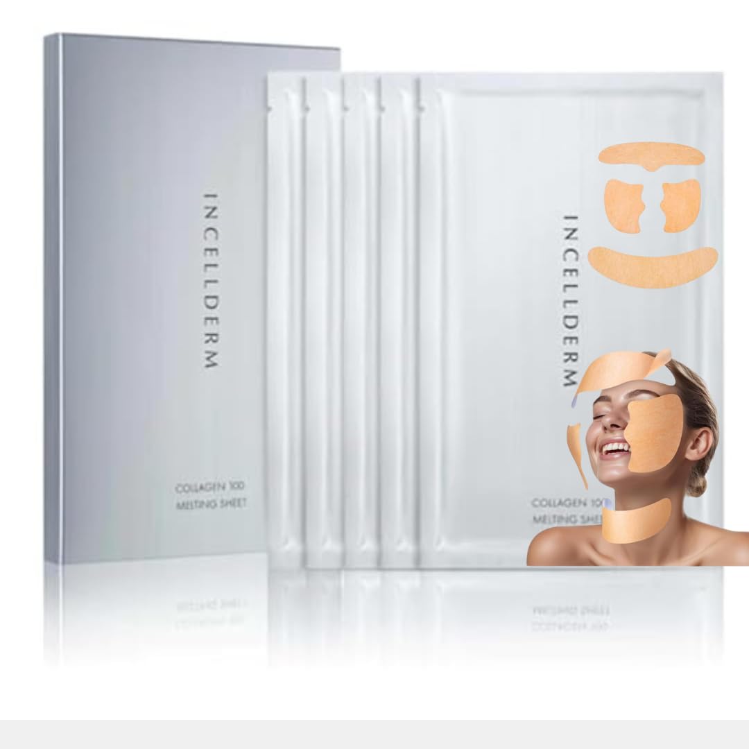 Amazon.com : Incellderm Collagen 100 Melting Sheet Mask | Collagen